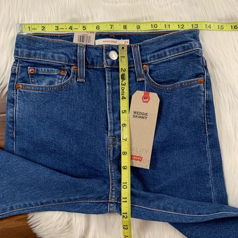 Levi’s Pacific Stone Wedgie Skinny Denim Jeans - Picture 4 of 8